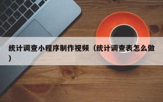 新沂统计调查小程序制作视频（统计调查表怎么做）